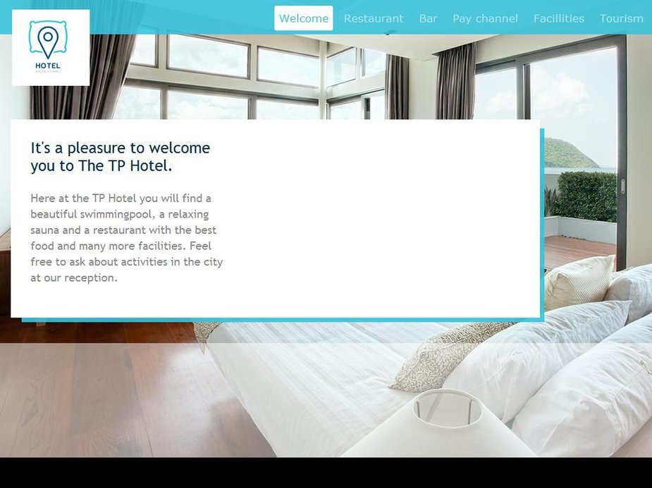 Hotel Info Page Template Image
